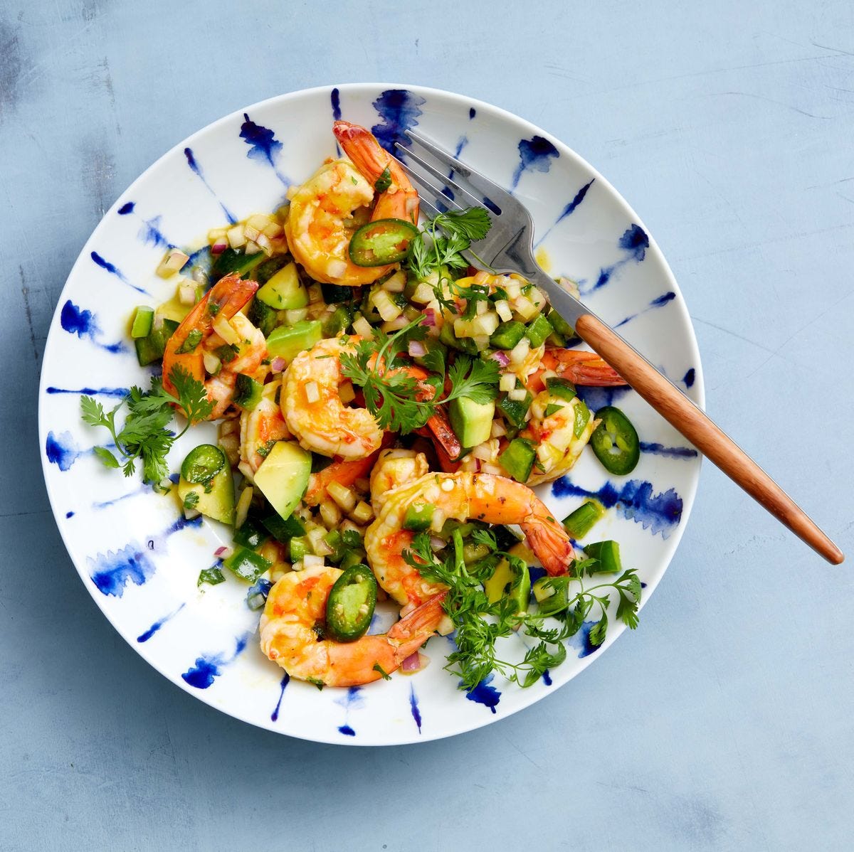 shrimp and fruit healthy weight loss recipe