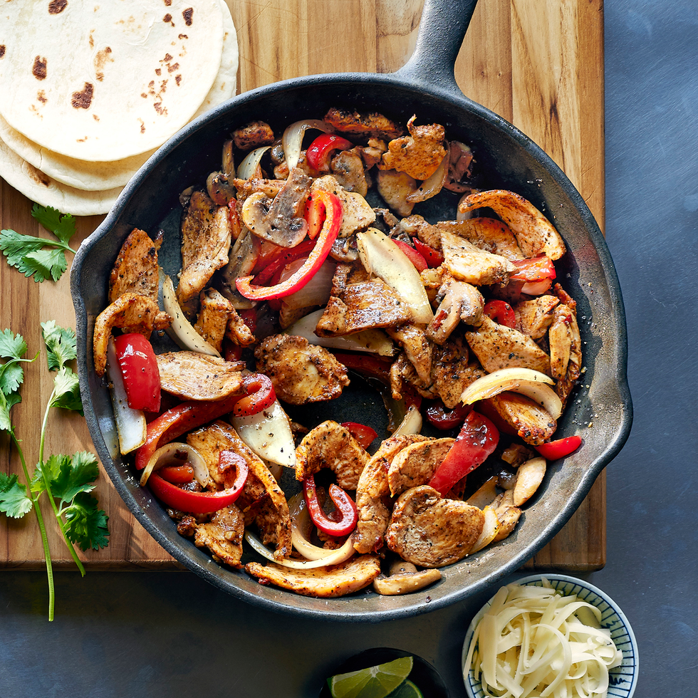 low calorie meals chipotle chicken fajitas