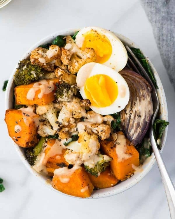 whole30 breakfast recipes: vegetarian power bowls