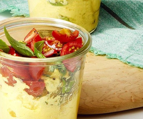 whole 30 breakfast recipes: mason jar scrambled eggs