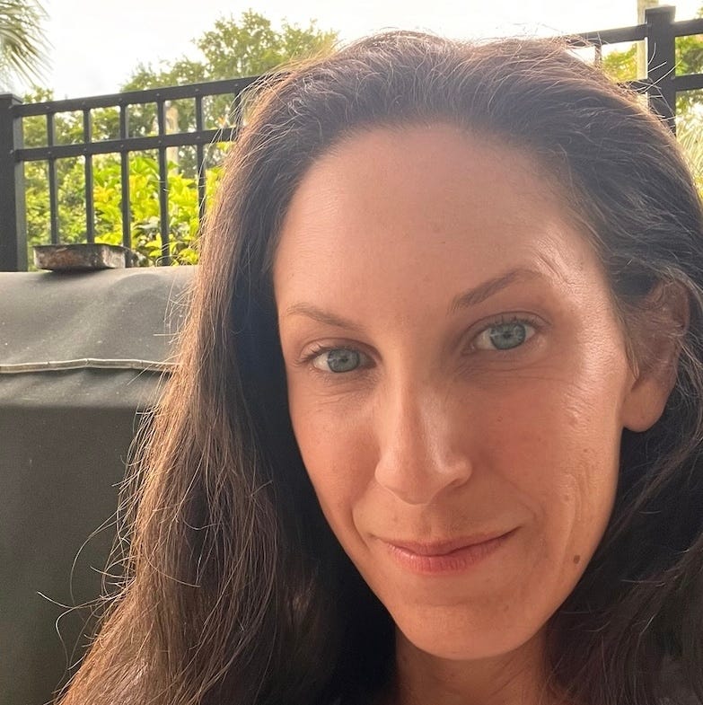 lauren manaker before using obagi eyebrow growth serum