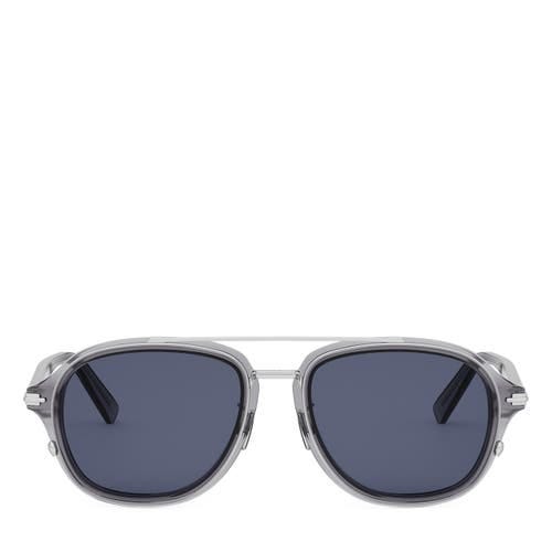 DiorBlackSuit Pilot Sunglasses in Shiny Blue