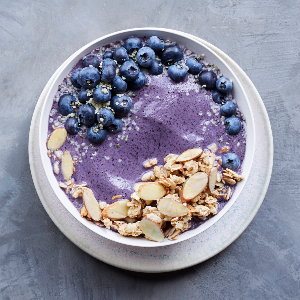 Blueberry Smoothie Bowl blueberry smoothie bowl