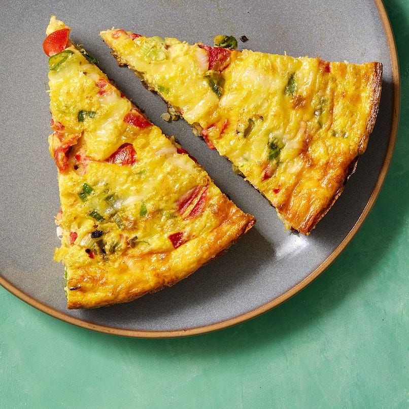 Quinoa Frittata with Roasted Red Peppers and Manchego quinoa frittata with roasted red peppers and manchego