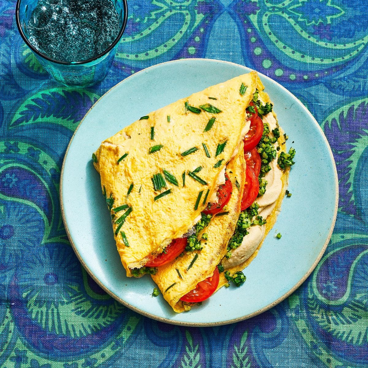 Spinach and Lemon Hummus Egg Wraps spinach and lemon hummus egg wraps