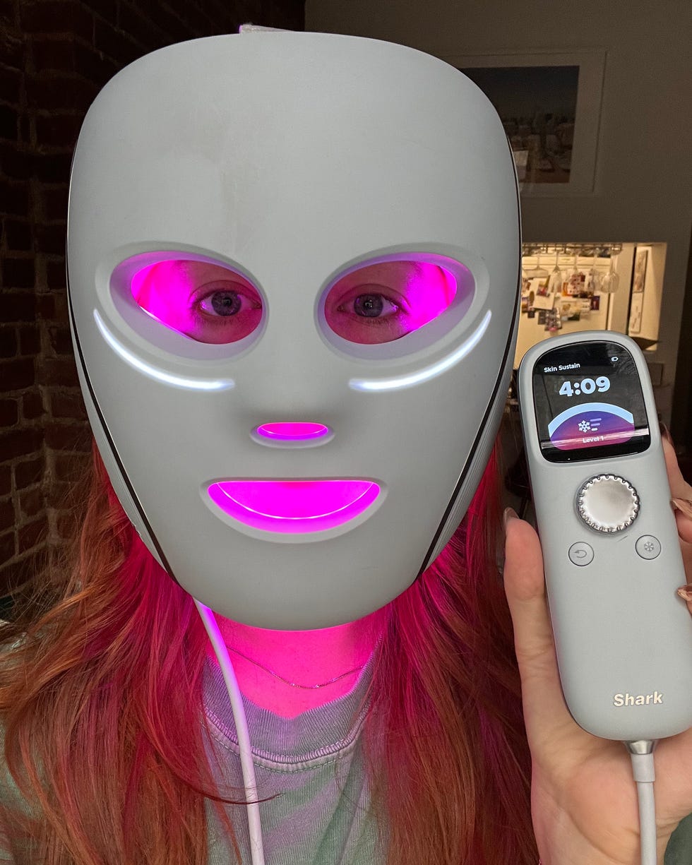 shark cryoglow led face mask review