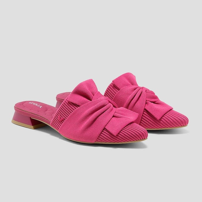 Yaffa Pro Pointed-Toe Knot Sandals