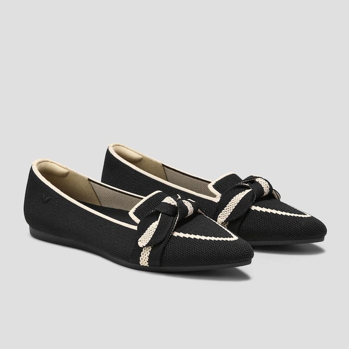 Michelle 2.0 Pointed-Toe Bow Loafers