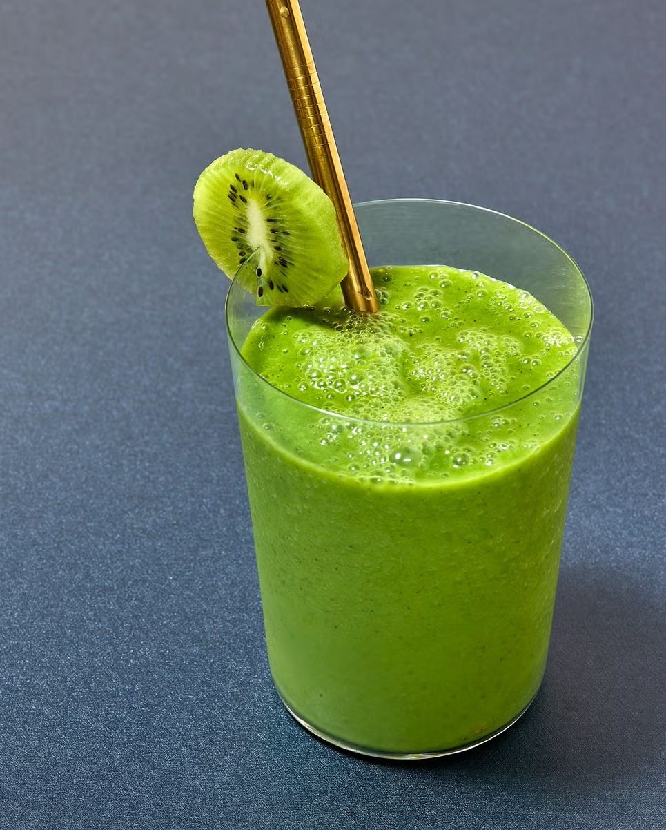 green kiwi smoothie