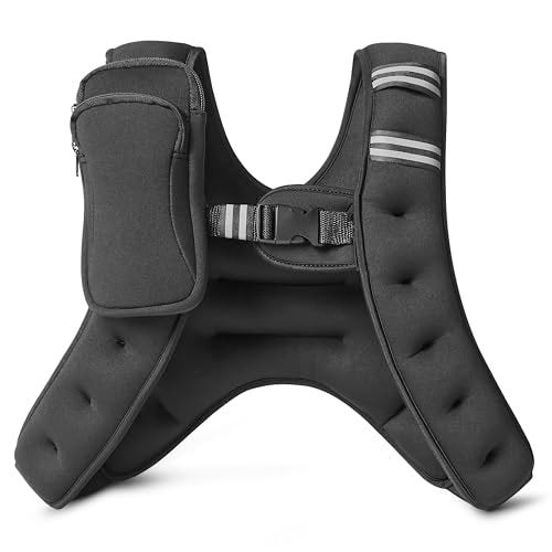 Weighted Vest for Men and Women with Reflective Stripe