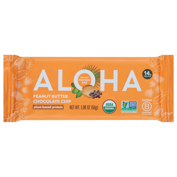 Peanut Butter Chocolate Chip Organic Protein Bars (12-pack)