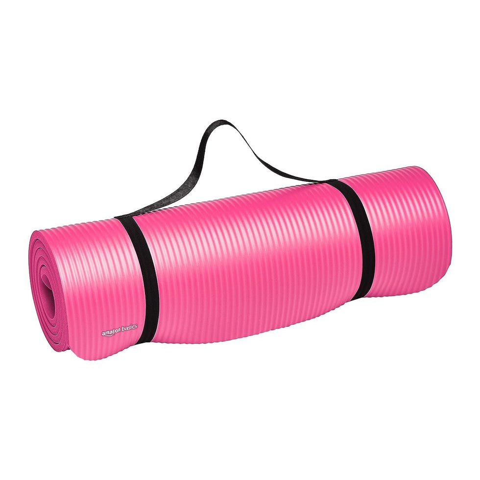 Extra Thick Exercise Yoga Gym Floor Mat with Carrying Strap