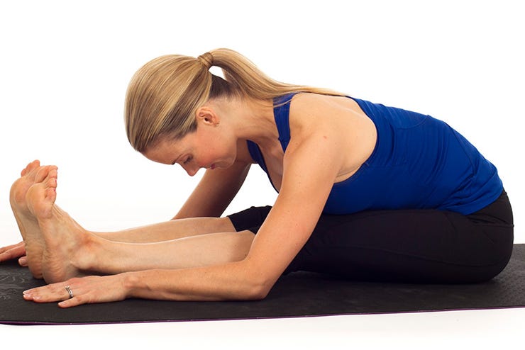 seated forward fold