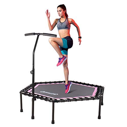 48” Fitness Trampoline with Adjustable Handle Bar 48” Fitness Trampoline with Adjustable Handle Bar