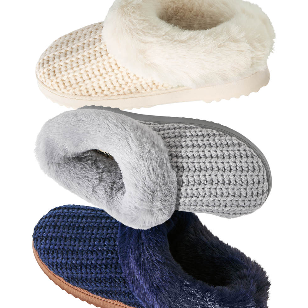 Hannah Chenille Knit Clog Slipper