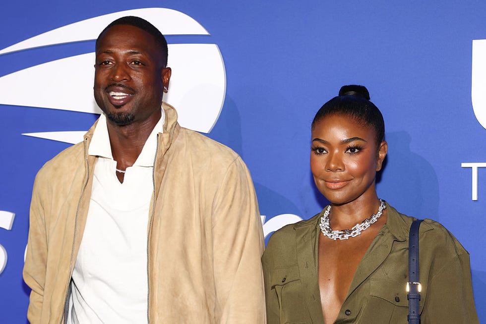 dwyane wade and gabrielle union at 2026 us open blue carpet held at usta billie jean king national tennis center on september 09, 2026 in new york city, new york photo by stephanie augellovariety via getty images