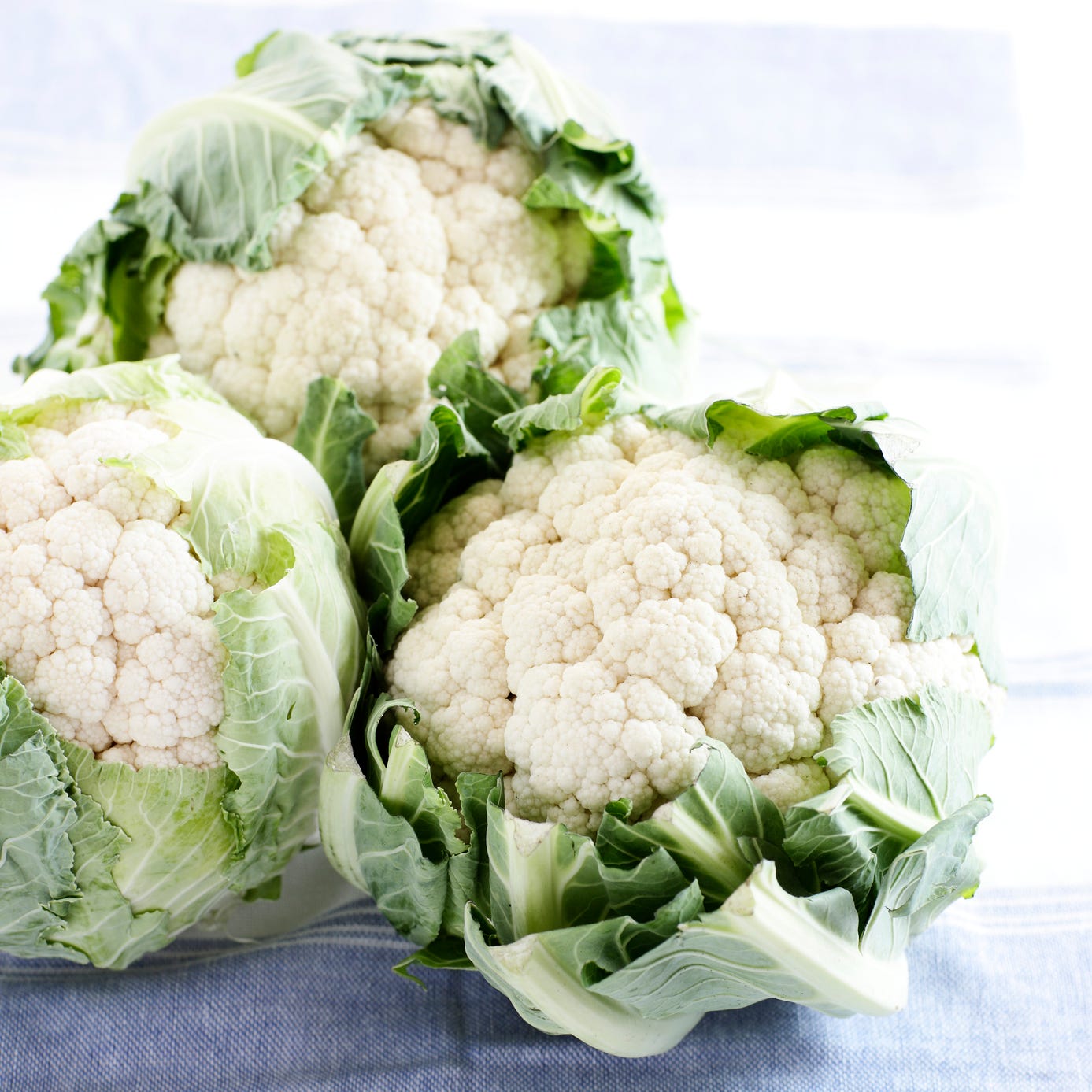 Cauliflowers on napkin Cauliflowers on napkin
