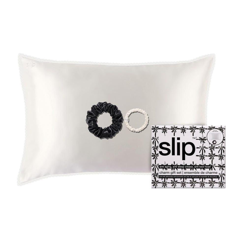 Silk Charm Pillowcase & Scrunchies Gift Set