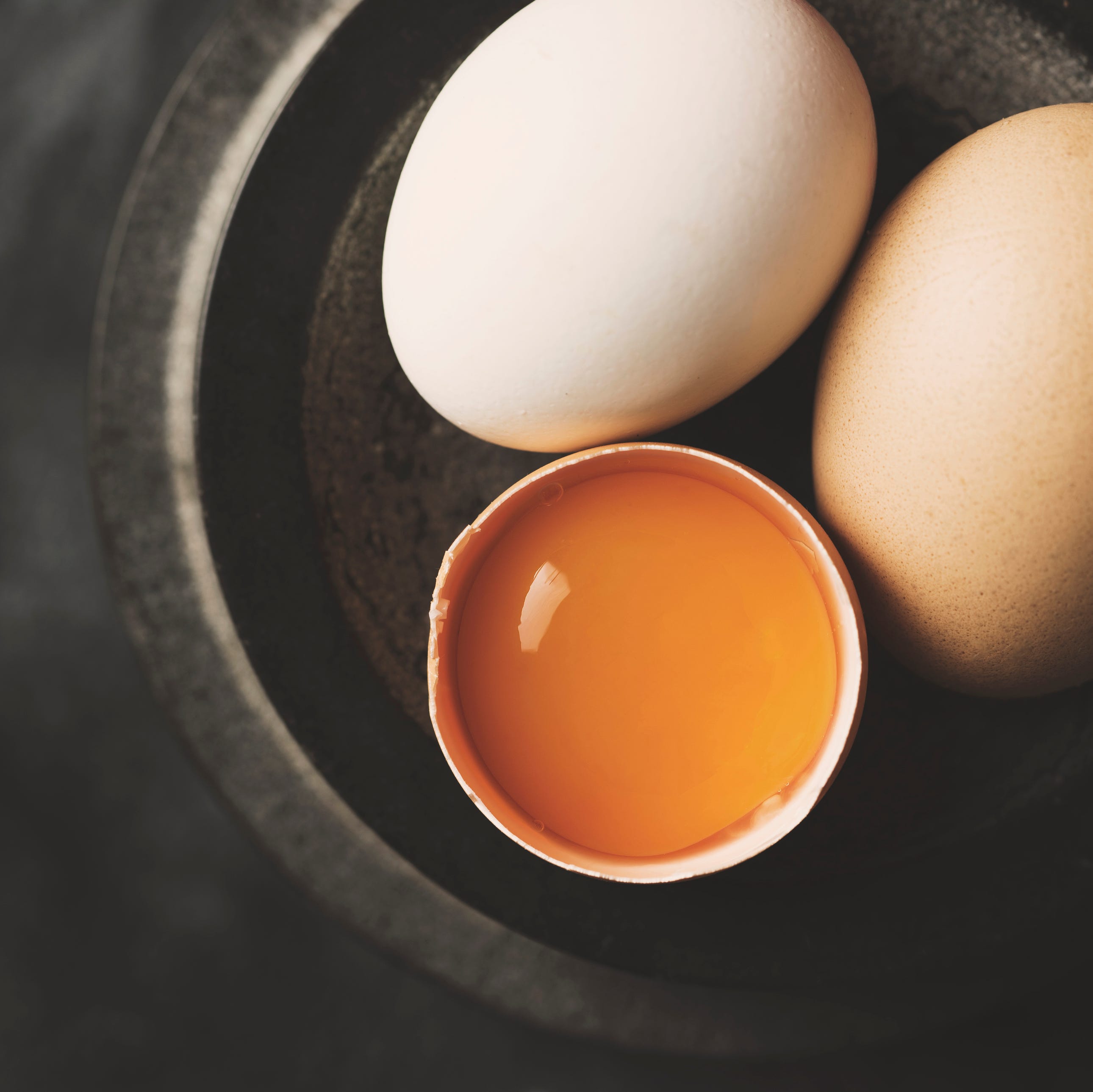 Eggs in a bowl